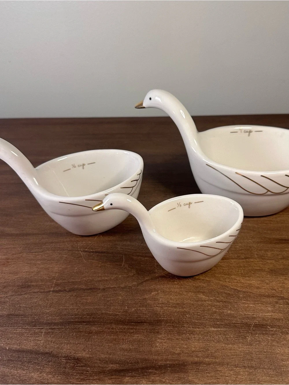 Anthropologie Gaggle Of Geese Nesting Measuring Cups Set of 3